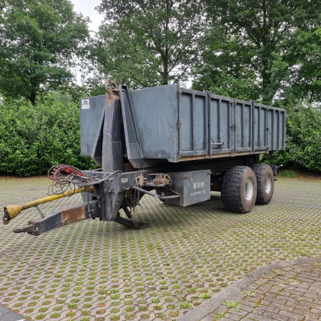 Afbeeldingen van Haakarm carrier met containerbak